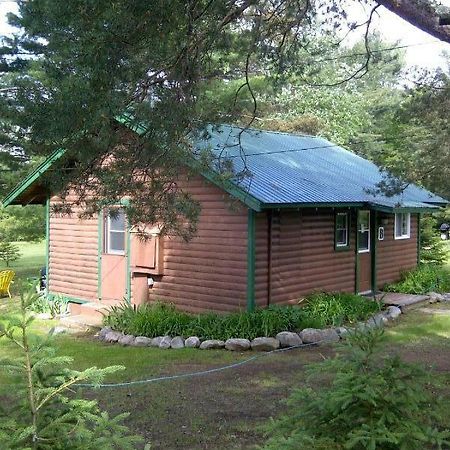 Logging Chain Lodge Cottage Resort Dwight Exterior foto