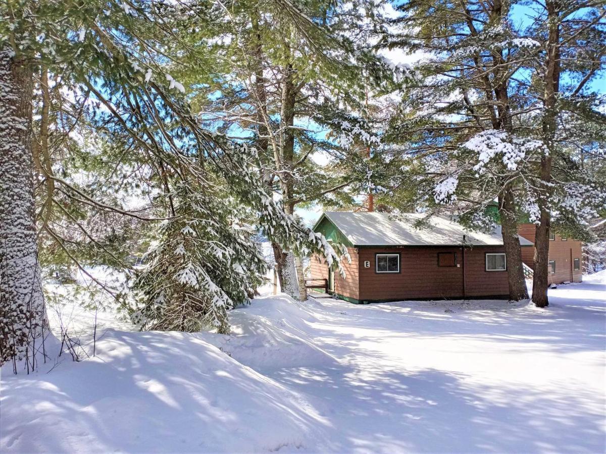 Logging Chain Lodge Cottage Resort Dwight Exterior foto