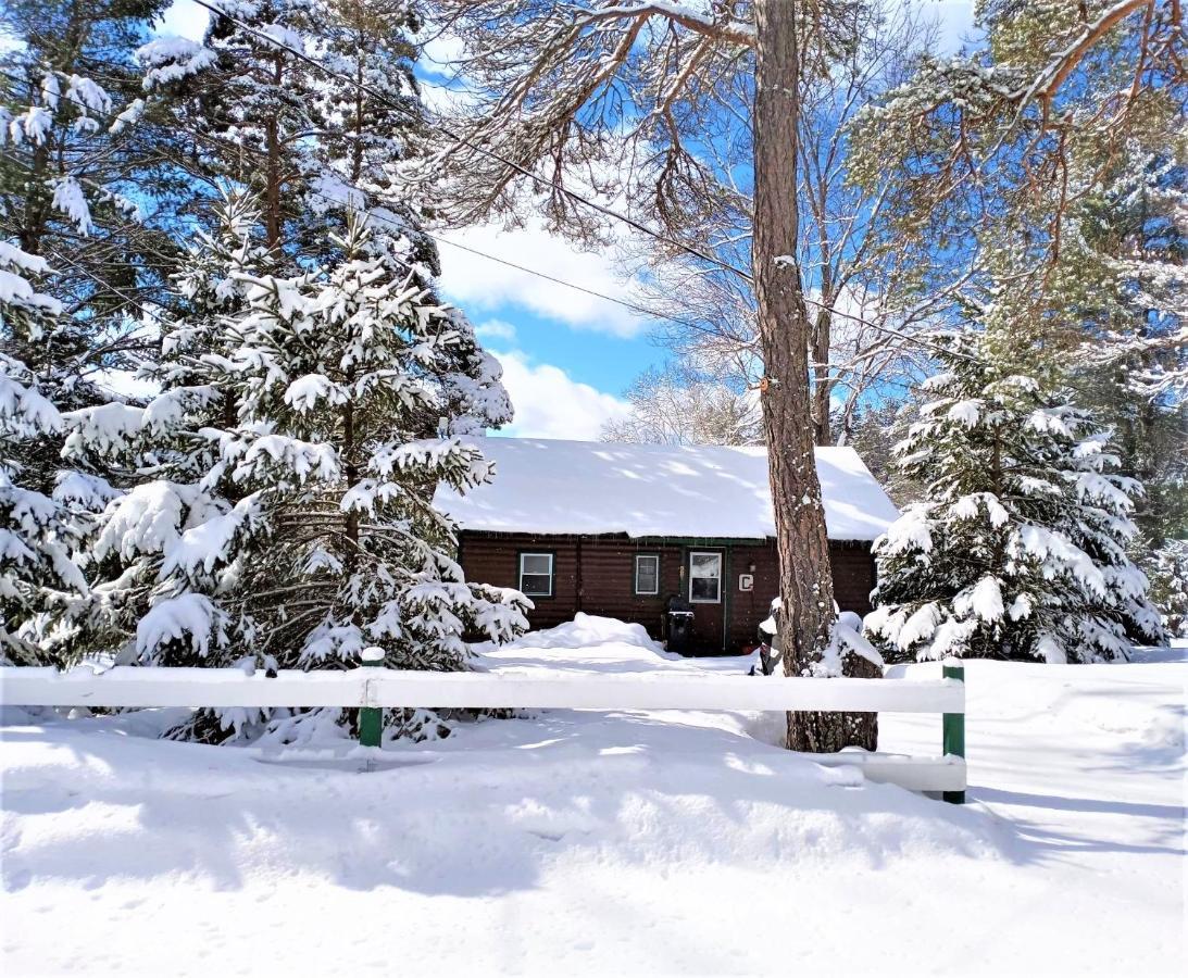 Logging Chain Lodge Cottage Resort Dwight Exterior foto